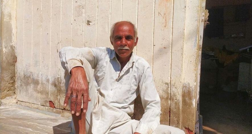 Balwant Ram, a resident of Tibbi (Photo - Amarpal Singh Verma, 101Reporters).