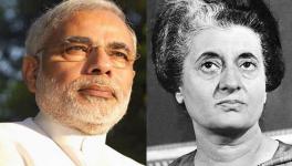 What is similar between Narendra Modi and Indira Gandhi?