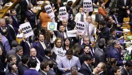 Brazil’s lower house of Congress voted on the pension reform bill amid protests and tense negotiations / Michel Jesus/Brazil's Chamber of Deputies