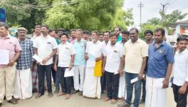 The Arunthathiyars of Aviyur village after submitting the demands to the district collector on June 20.