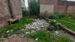 The empty plots in the area are nothing but a garbage pit since there are no provisions for garbage collection/disposal in the 'unauthorized colonies'.