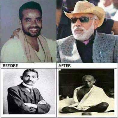 Modi and Gandhi