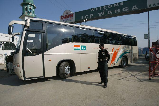 Indo-Pak Bus Service suspended
