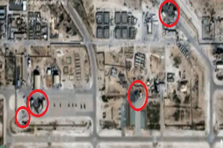 Satellite images show extensive damage to Ain Al Asad air base in Iraq which was hit by Iranian missiles on Jan 7, 2020