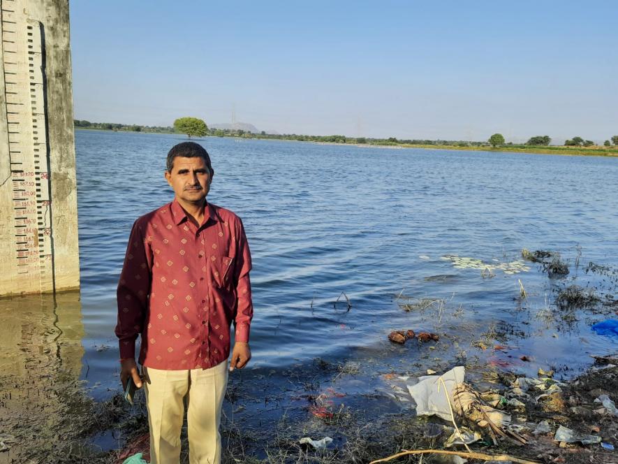 Pathu, a 50-year-old farmer from Kheralu who has been fighting for water rights of his taluka