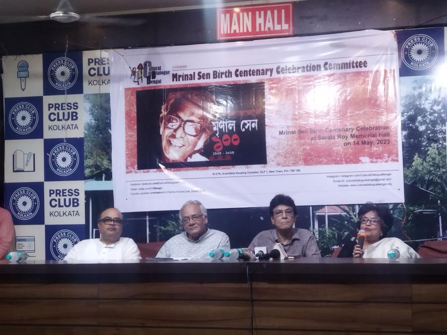 Programme on Centenary celebration of film maker Mrinal Sen held at Press Club , Kolkata