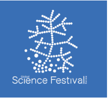 The logo of the science festival is inspired by the 'Tree of Life' drawing by Charles Darwin. 