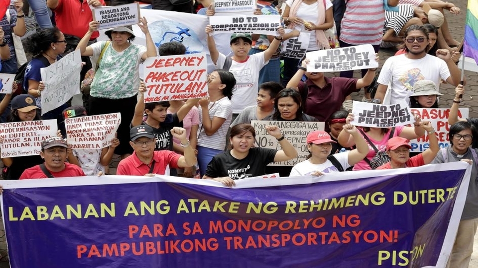 Filipino Transport Workers Strike Against ‘Modernization’ of Public ...