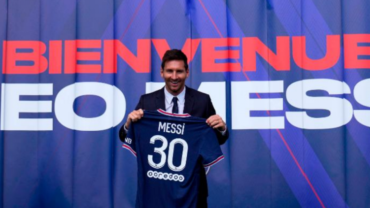 messi in psg jersey