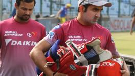 Gautam Gambhir plays for Delhi Ranji team