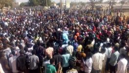 protesters demonstrating over price hikes in Sudan