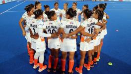 The Indian women's hockey team players united in Covid-19 relief
