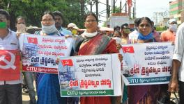 Andhra: Workers Hold Chalo Krishnapatnam Port Protest Demanding Job Security, Labour Rights
