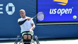 Alfie Hewett, wheelchair tennis at US Open