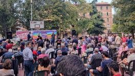 A People’s Union campaign event in Bologna, Italy. Photo: Potere al Popolo