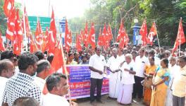 CITU protest in Tamil Nadu