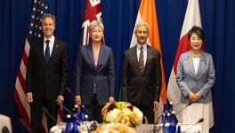 QUAD foreign ministers from US, Australia, India and Japan (from left to right) met in New York, September 22, 2023