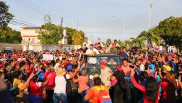 Nicolás Maduro received by thousands in the city of Maturín. Photo: Nicolás Maduro/ X