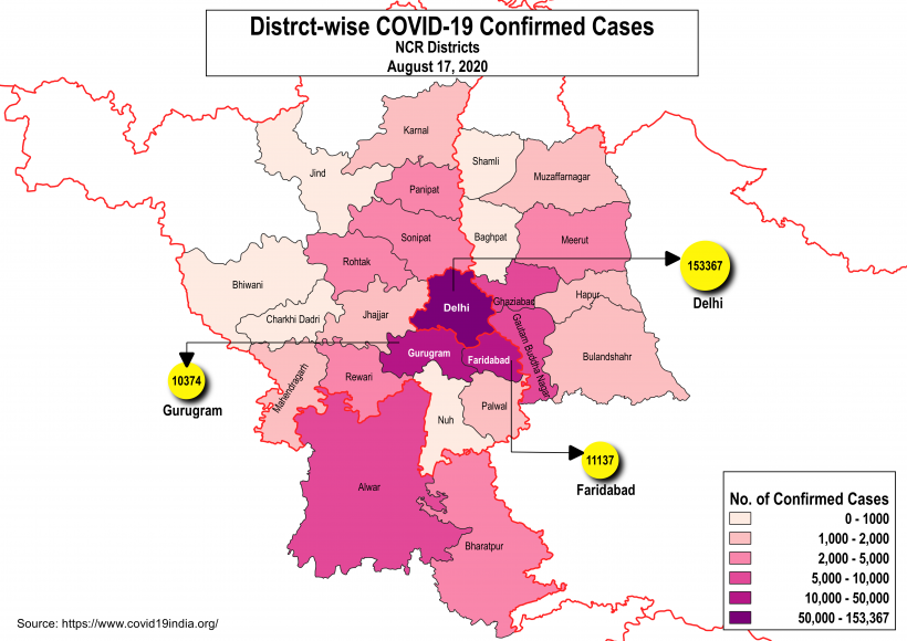 Delhi NCR COVID19 Cases in Decline Even as Migrant Workers Start