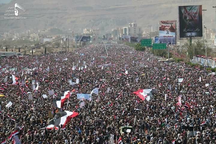 Tens of Thousands in Yemen Protest Against US-Saudi led Aggression 