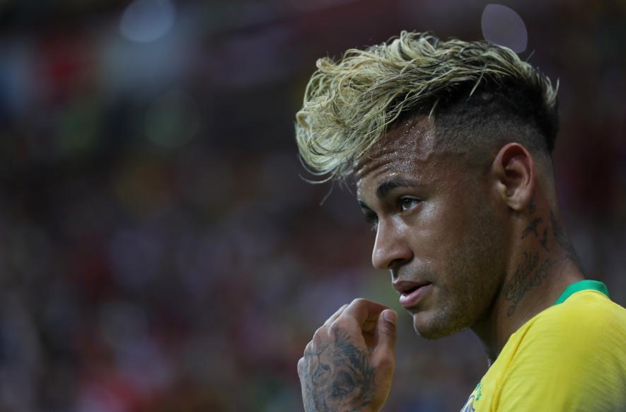 Brazil's Neymar at FIFA World Cup.