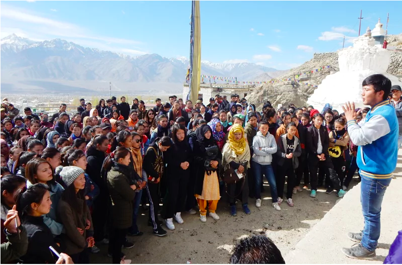 Students Demand a University in Ladakh