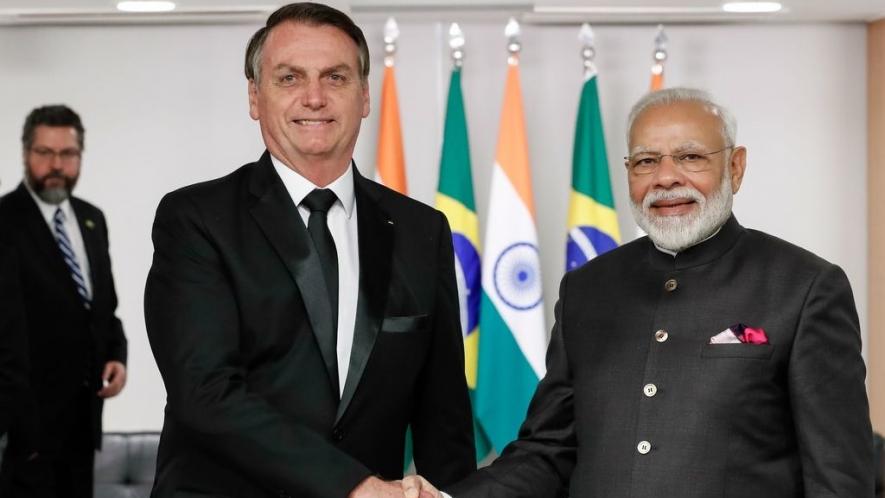 Far-right Brazilian president Jair Bolsonaro is India's guest for Republic Day this year. Photo: Alan Santos/PR