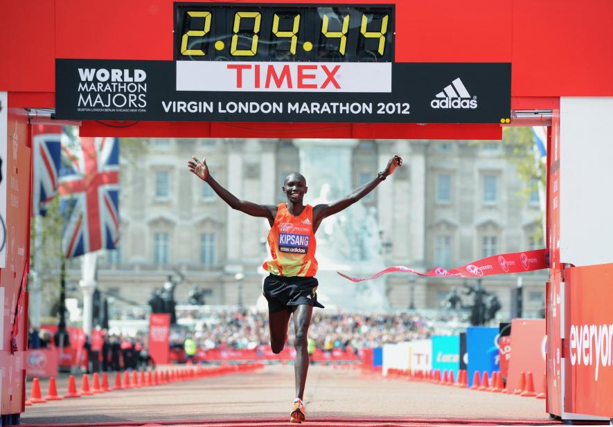 Kipsang, who held the world record between 2013-18, won the London Marathon twice (2012, 2014) and also won bronze at the 2012 London Olympics. (Picture courtesy: London Marathon/Twitter)