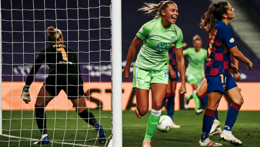 UEFA Women's Champions League: VfL Wolfsburg Beat ...