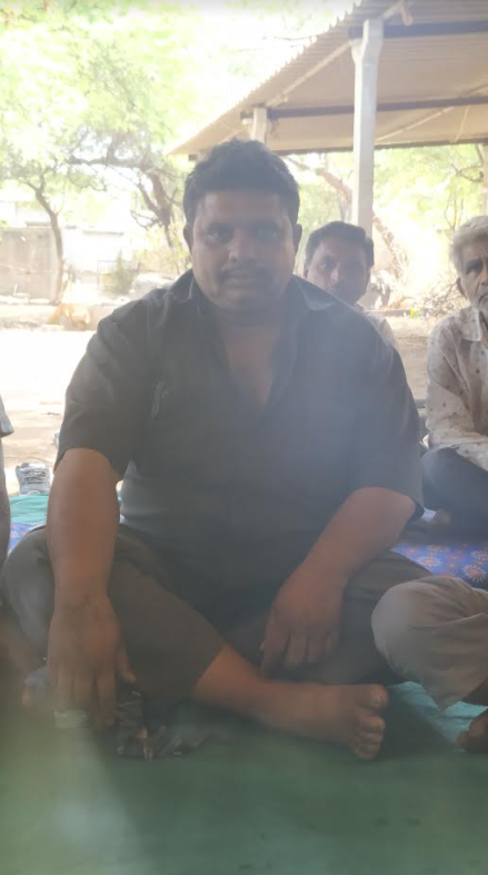 Himmatbhai Kataria, lost all his land and works as daily wage earner
