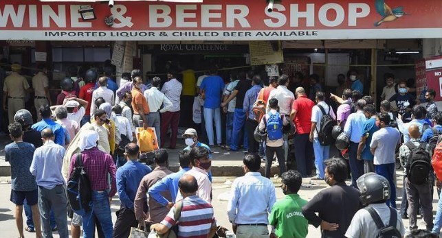 Delhi liquor stores allotment private bid