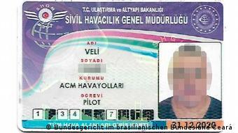 Retired Turkish Air Force pilot Veli D. flew the jet seized in Brazil with 1.3 tons of cocaine