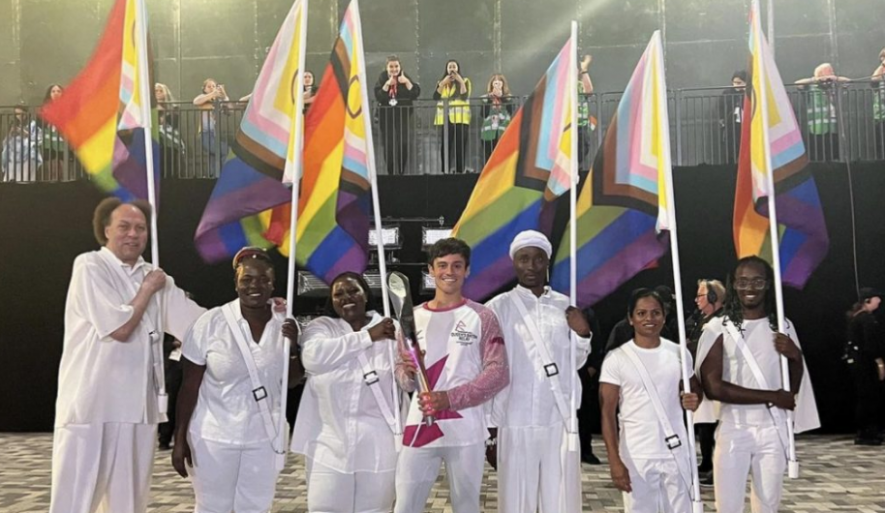 Dutee Chand, Tom Daley, CWG opening ceremony LGBTQ+ flags