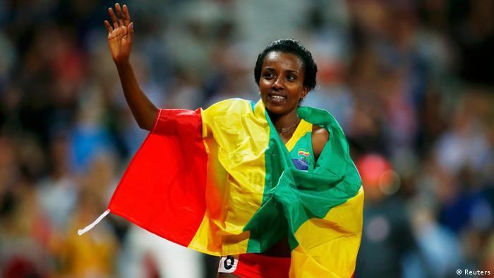 Ethiopian Olympic track star Tirunesh Dibaba hails from Bekoji